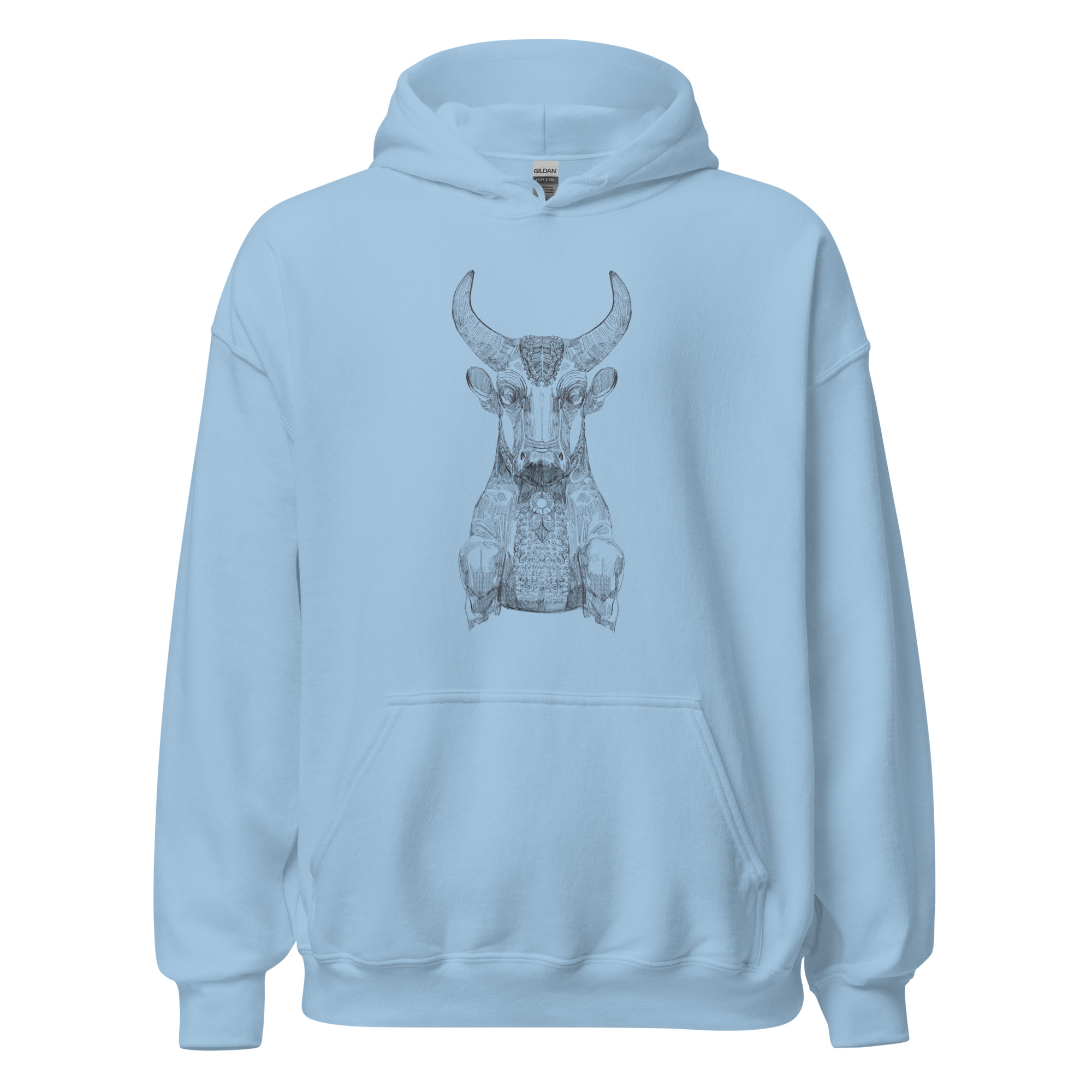 Bull Head Achaemenid Woman Hoodie - Persian Empire Design