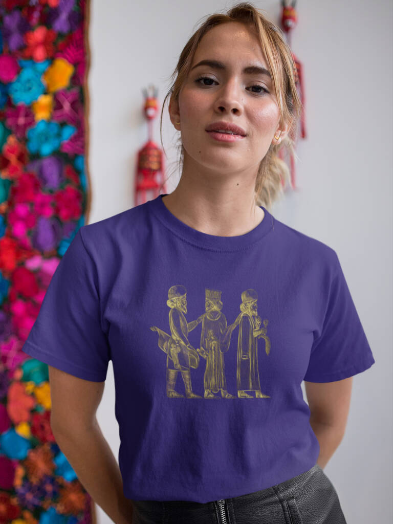 Achaemenid Nowrouz Persian New Year Woman Gold T-Shirt