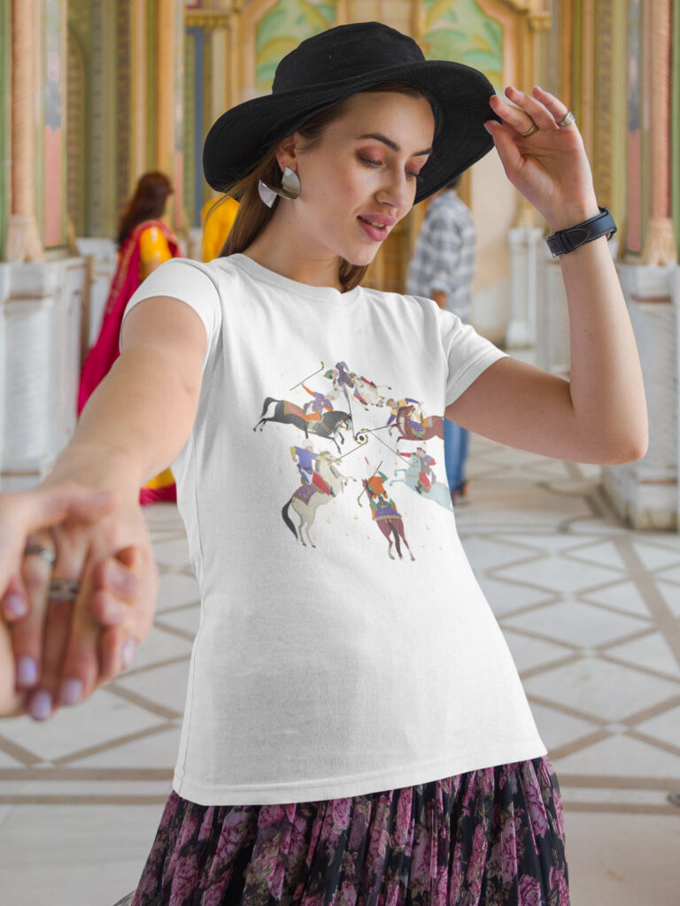 Chovgan Game T-Shirt | Persian Heritage Tee