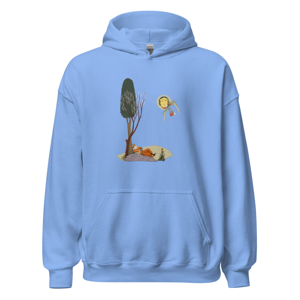 Naptime Hoodie | Persian Miniature Art Hoodie
