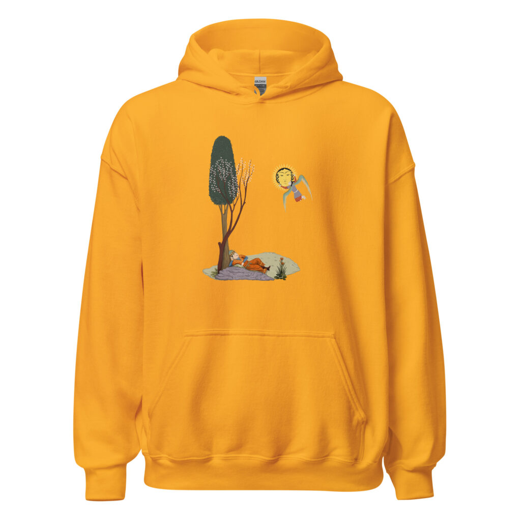Naptime Hoodie | Persian Miniature Art Hoodie