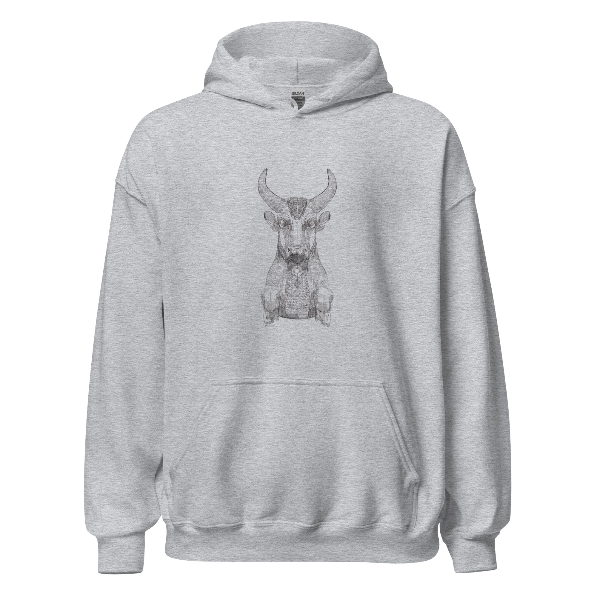 Achaemenid Bull Head Hoodie – A Tribute to Persian Art
